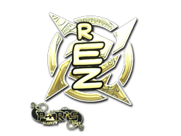 Sticker Slab | REZ (Gold) | Paris 2023