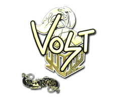 Sticker Slab | volt (Gold) | Paris 2023