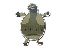 Sticker Slab | Poorly Drawn IDF